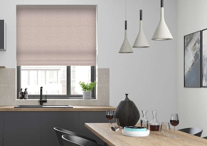 Parapet, Blush - Roman Blind - Image 3